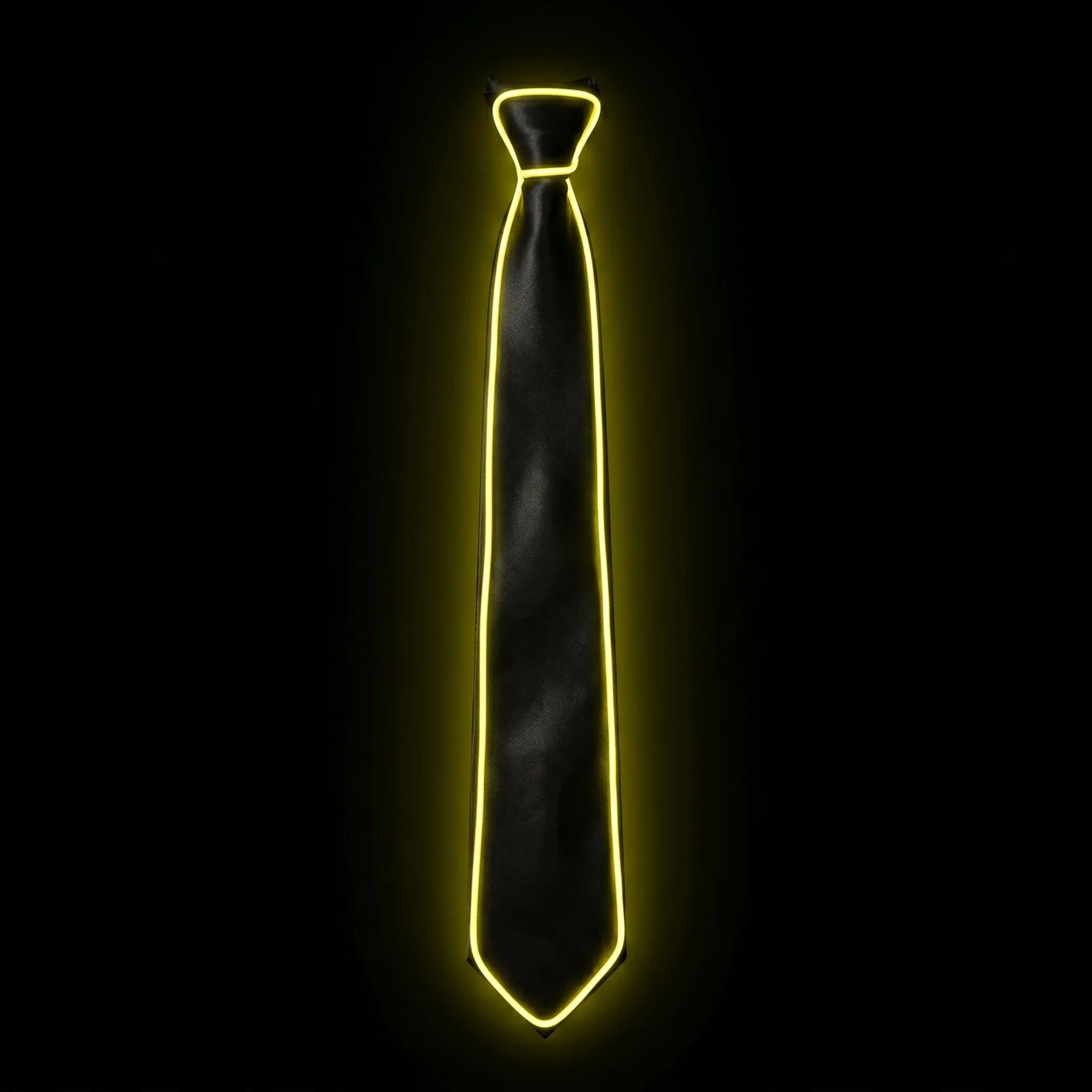 LED Stropdas Geel