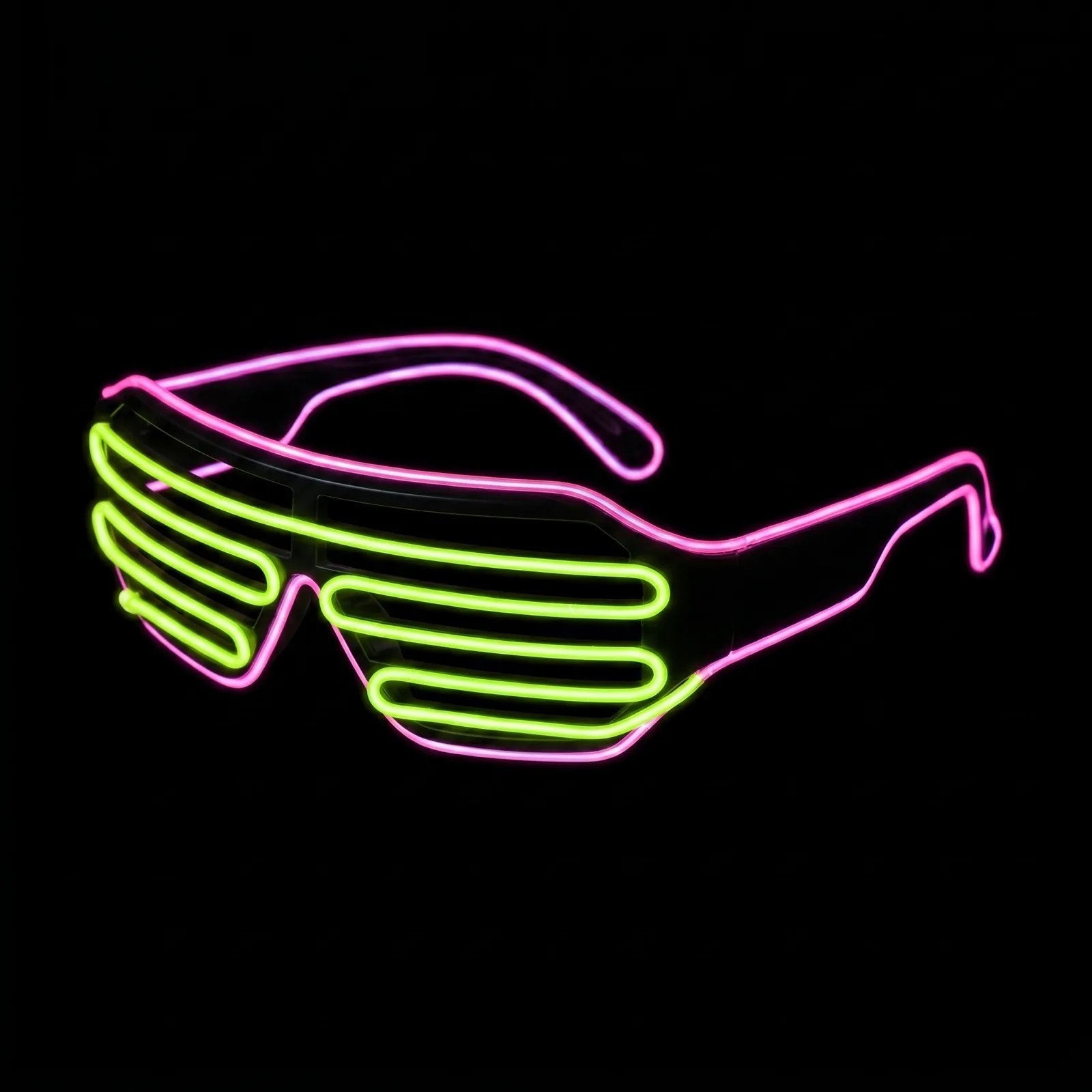 Multicolor LED Feestbril Roze-Groen
